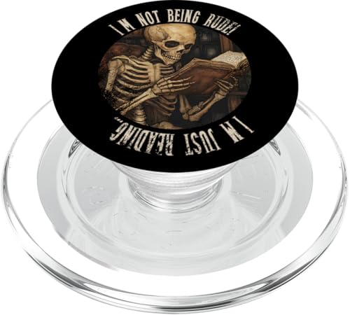Ich bin nicht unhöflich! Ich lese nur... Gothic Book Lover PopSockets PopGrip für MagSafe Ich bin nicht unhöflich! Ich lese nur... Gothic Book Lover PopSockets PopGrip für MagSafe von Gothic Book Lover Designs