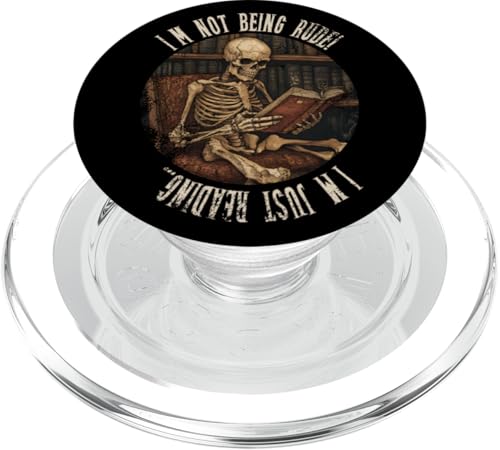 Ich bin nicht unhöflich! Ich lese nur... Gothic Book Lover PopSockets PopGrip für MagSafe Ich bin nicht unhöflich! Ich lese nur... Gothic Book Lover PopSockets PopGrip für MagSafe von Gothic Book Lover Designs