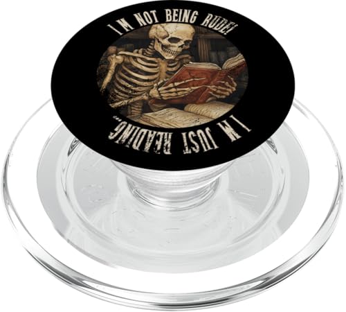 Ich bin nicht unhöflich! Ich lese nur... Gothic Book Lover PopSockets PopGrip für MagSafe Ich bin nicht unhöflich! Ich lese nur... Gothic Book Lover PopSockets PopGrip für MagSafe von Gothic Book Lover Designs