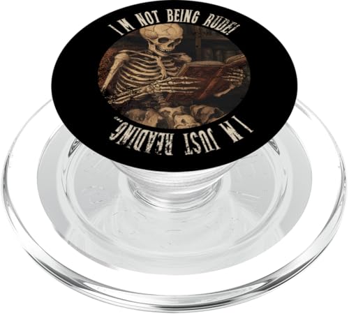 Ich bin nicht unhöflich! Ich lese nur... Gothic Book Lover PopSockets PopGrip für MagSafe Ich bin nicht unhöflich! Ich lese nur... Gothic Book Lover PopSockets PopGrip für MagSafe von Gothic Book Lover Designs