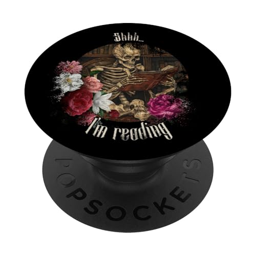 Leseliebhaber Gothic Buchliebhaber Lesen Bookish PopSockets Klebender PopGrip Leseliebhaber Gothic Buchliebhaber Lesen Bookish PopSockets Klebender PopGrip von Gothic Book Lover Designs