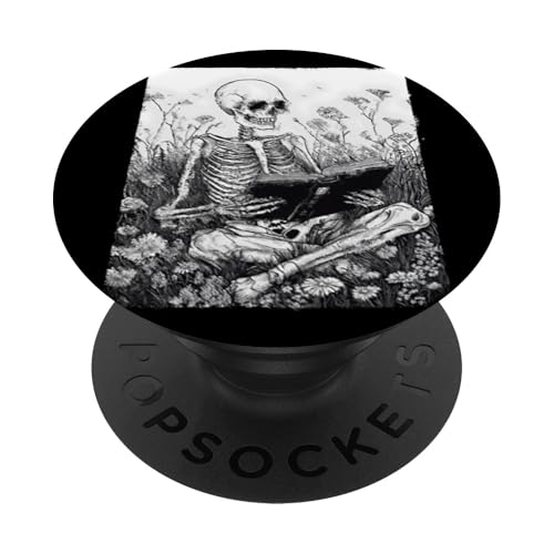 Leseliebhaber im Blumenfeld Gothic Buchliebhaber Botanisch PopSockets Klebender PopGrip Leseliebhaber im Blumenfeld Gothic Buchliebhaber Botanisch PopSockets Klebender PopGrip von Gothic Book Lover Designs