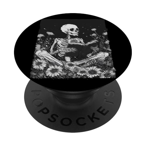 Leseliebhaber im Blumenfeld PopSockets Klebender PopGrip Leseliebhaber im Blumenfeld PopSockets Klebender PopGrip von Gothic Book Lover Designs