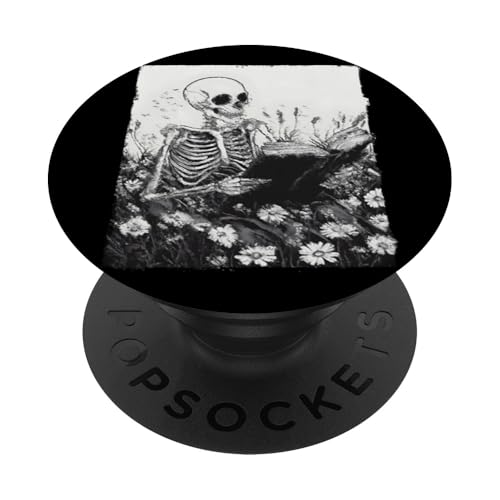 Leseliebhaber im Blumenfeld PopSockets Klebender PopGrip Leseliebhaber im Blumenfeld PopSockets Klebender PopGrip von Gothic Book Lover Designs