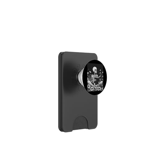 Leseliebhaber im Blumenfeld PopSockets PopWallet für MagSafe Leseliebhaber im Blumenfeld PopSockets PopWallet für MagSafe von Gothic Book Lover Designs