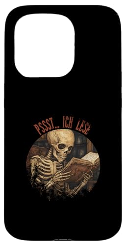 Pssst... Ich lese! Hülle für iPhone 15 Pro von Gothic Book Lover Designs