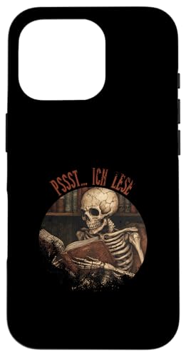 Pssst... Ich lese! Hülle für iPhone 16 Pro Pssst... Ich lese! Hülle für iPhone 16 Pro von Gothic Book Lover Designs