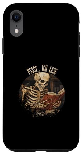 Pssst... Ich lese! Leseliebhaber Gothic Buchliebhaber Lesen Hülle für iPhone XR Pssst... Ich lese! Leseliebhaber Gothic Buchliebhaber Lesen Hülle für iPhone XR von Gothic Book Lover Designs