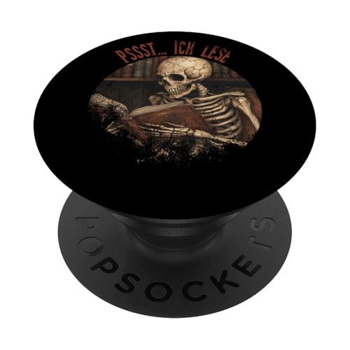 Pssst... Ich lese! PopSockets Klebender PopGrip Pssst... Ich lese! PopSockets Klebender PopGrip von Gothic Book Lover Designs