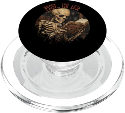 Pssst... Ich lese! PopSockets PopGrip für MagSafe Pssst... Ich lese! PopSockets PopGrip für MagSafe von Gothic Book Lover Designs