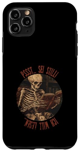 Pssst... Sei still! Ich will lesen... Goth Leseliebhaber Hülle für iPhone 11 Pro Max Pssst... Sei still! Ich will lesen... Goth Leseliebhaber Hülle für iPhone 11 Pro Max von Gothic Book Lover Designs