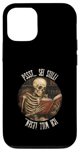 Pssst... Sei still! Ich will lesen... Goth Leseliebhaber Hülle für iPhone 12/12 Pro von Gothic Book Lover Designs