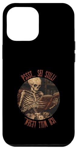 Pssst... Sei still! Ich will lesen... Goth Leseliebhaber Hülle für iPhone 12 Pro Max Pssst... Sei still! Ich will lesen... Goth Leseliebhaber Hülle für iPhone 12 Pro Max von Gothic Book Lover Designs
