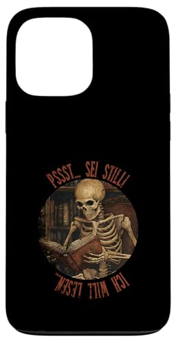Pssst... Sei still! Ich will lesen... Goth Leseliebhaber Hülle für iPhone 13 Pro Max Pssst... Sei still! Ich will lesen... Goth Leseliebhaber Hülle für iPhone 13 Pro Max von Gothic Book Lover Designs