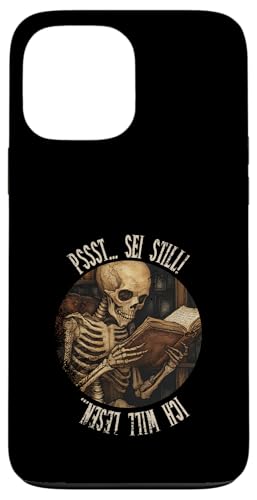 Pssst... Sei still! Ich will lesen... Goth Leseliebhaber Hülle für iPhone 13 Pro Max Pssst... Sei still! Ich will lesen... Goth Leseliebhaber Hülle für iPhone 13 Pro Max von Gothic Book Lover Designs