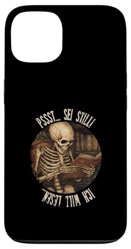 Pssst... Sei still! Ich will lesen... Goth Leseliebhaber Hülle für iPhone 13 von Gothic Book Lover Designs