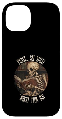 Pssst... Sei still! Ich will lesen... Goth Leseliebhaber Hülle für iPhone 14 Pssst... Sei still! Ich will lesen... Goth Leseliebhaber Hülle für iPhone 14 von Gothic Book Lover Designs