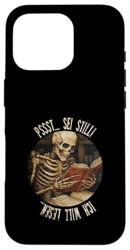 Pssst... Sei still! Ich will lesen... Goth Leseliebhaber Hülle für iPhone 16 Pro Pssst... Sei still! Ich will lesen... Goth Leseliebhaber Hülle für iPhone 16 Pro von Gothic Book Lover Designs