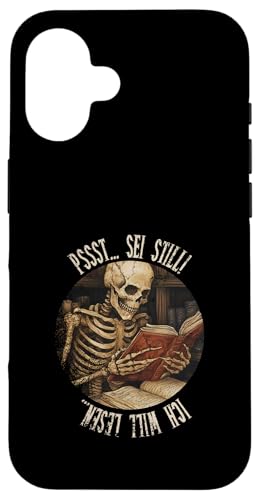 Pssst... Sei still! Ich will lesen... Goth Leseliebhaber Hülle für iPhone 16 Pssst... Sei still! Ich will lesen... Goth Leseliebhaber Hülle für iPhone 16 von Gothic Book Lover Designs