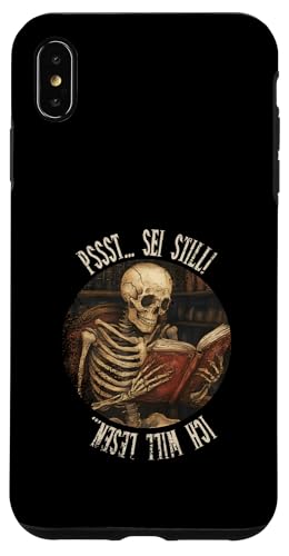 Pssst... Sei still! Ich will lesen... Goth Leseliebhaber Hülle für iPhone XS Max Pssst... Sei still! Ich will lesen... Goth Leseliebhaber Hülle für iPhone XS Max von Gothic Book Lover Designs