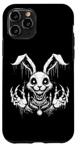 Gruseliger Goth Hase, Horror Hase, Weirdcore Hase Hülle für iPhone 11 Pro von Gothic Tiere & Grunge Goth Geschenke