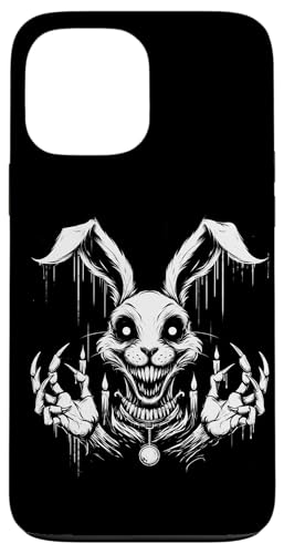 Gruseliger Goth Hase, Horror Hase, Weirdcore Hase Hülle für iPhone 13 Pro Max von Gothic Tiere & Grunge Goth Geschenke