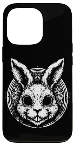 Gruseliger Goth Hase, Horror Hase, Weirdcore Hase Hülle für iPhone 13 Pro von Gothic Tiere & Grunge Goth Geschenke