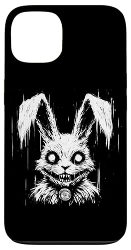 Gruseliger Goth Hase, Horror Hase, Weirdcore Hase Hülle für iPhone 13 von Gothic Tiere & Grunge Goth Geschenke