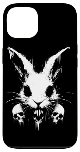 Gruseliger Goth Hase, Horror Hase, Weirdcore Hase Hülle für iPhone 13 von Gothic Tiere & Grunge Goth Geschenke