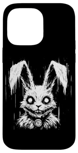 Gruseliger Goth Hase, Horror Hase, Weirdcore Hase Hülle für iPhone 14 Pro Max von Gothic Tiere & Grunge Goth Geschenke