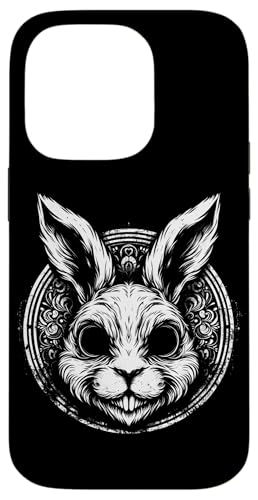 Gruseliger Goth Hase, Horror Hase, Weirdcore Hase Hülle für iPhone 14 Pro von Gothic Tiere & Grunge Goth Geschenke