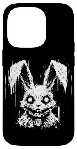 Gruseliger Goth Hase, Horror Hase, Weirdcore Hase Hülle für iPhone 14 Pro von Gothic Tiere & Grunge Goth Geschenke