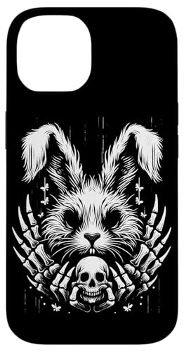 Gruseliger Goth Hase, Horror Hase, Weirdcore Hase Hülle für iPhone 14 von Gothic Tiere & Grunge Goth Geschenke