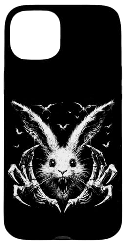 Gruseliger Goth Hase, Horror Hase, Weirdcore Hase Hülle für iPhone 15 Plus von Gothic Tiere & Grunge Goth Geschenke