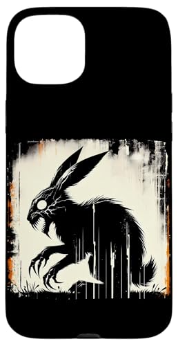 Gruseliger Goth Hase, Horror Hase, Weirdcore Hase Hülle für iPhone 15 Plus von Gothic Tiere & Grunge Goth Geschenke