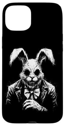 Gruseliger Goth Hase, Horror Hase, Weirdcore Hase Hülle für iPhone 15 Plus von Gothic Tiere & Grunge Goth Geschenke