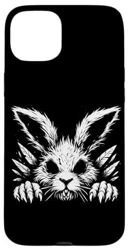 Gruseliger Goth Hase, Horror Hase, Weirdcore Hase Hülle für iPhone 15 Plus von Gothic Tiere & Grunge Goth Geschenke