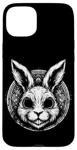 Gruseliger Goth Hase, Horror Hase, Weirdcore Hase Hülle für iPhone 15 Plus von Gothic Tiere & Grunge Goth Geschenke