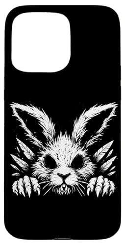 Gruseliger Goth Hase, Horror Hase, Weirdcore Hase Hülle für iPhone 15 Pro Max von Gothic Tiere & Grunge Goth Geschenke