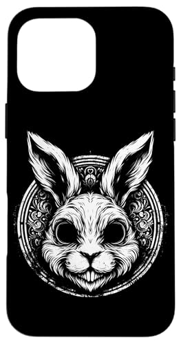Gruseliger Goth Hase, Horror Hase, Weirdcore Hase Hülle für iPhone 16 Pro Max von Gothic Tiere & Grunge Goth Geschenke