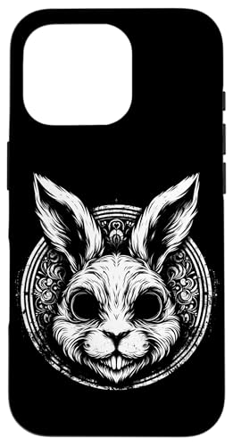 Gruseliger Goth Hase, Horror Hase, Weirdcore Hase Hülle für iPhone 16 Pro von Gothic Tiere & Grunge Goth Geschenke