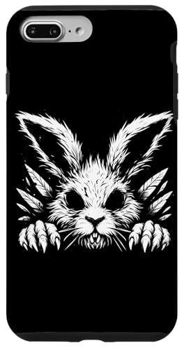 Gruseliger Goth Hase, Horror Hase, Weirdcore Hase Hülle für iPhone 7 Plus/8 Plus von Gothic Tiere & Grunge Goth Geschenke