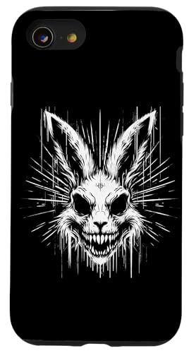 Gruseliger Goth Hase, Horror Hase, Weirdcore Hase Hülle für iPhone SE (2020) / 7 / 8 von Gothic Tiere & Grunge Goth Geschenke