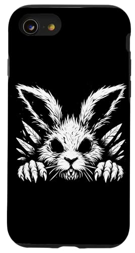 Gruseliger Goth Hase, Horror Hase, Weirdcore Hase Hülle für iPhone SE (2020) / 7 / 8 von Gothic Tiere & Grunge Goth Geschenke