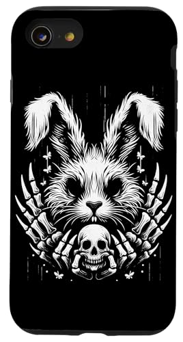 Gruseliger Goth Hase, Horror Hase, Weirdcore Hase Hülle für iPhone SE (2020) / 7 / 8 von Gothic Tiere & Grunge Goth Geschenke
