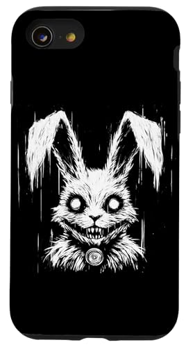 Gruseliger Goth Hase, Horror Hase, Weirdcore Hase Hülle für iPhone SE (2020) / 7 / 8 von Gothic Tiere & Grunge Goth Geschenke