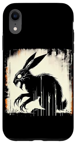 Gruseliger Goth Hase, Horror Hase, Weirdcore Hase Hülle für iPhone XR von Gothic Tiere & Grunge Goth Geschenke