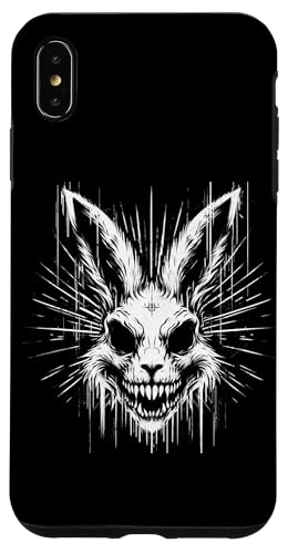 Gruseliger Goth Hase, Horror Hase, Weirdcore Hase Hülle für iPhone XS Max von Gothic Tiere & Grunge Goth Geschenke