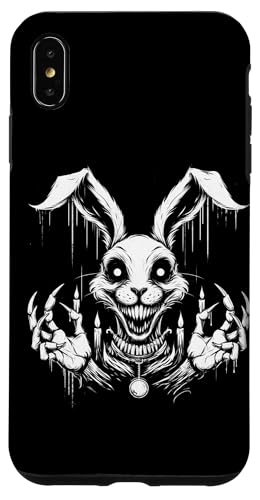 Gruseliger Goth Hase, Horror Hase, Weirdcore Hase Hülle für iPhone XS Max von Gothic Tiere & Grunge Goth Geschenke