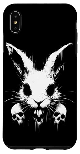 Gruseliger Goth Hase, Horror Hase, Weirdcore Hase Hülle für iPhone XS Max von Gothic Tiere & Grunge Goth Geschenke